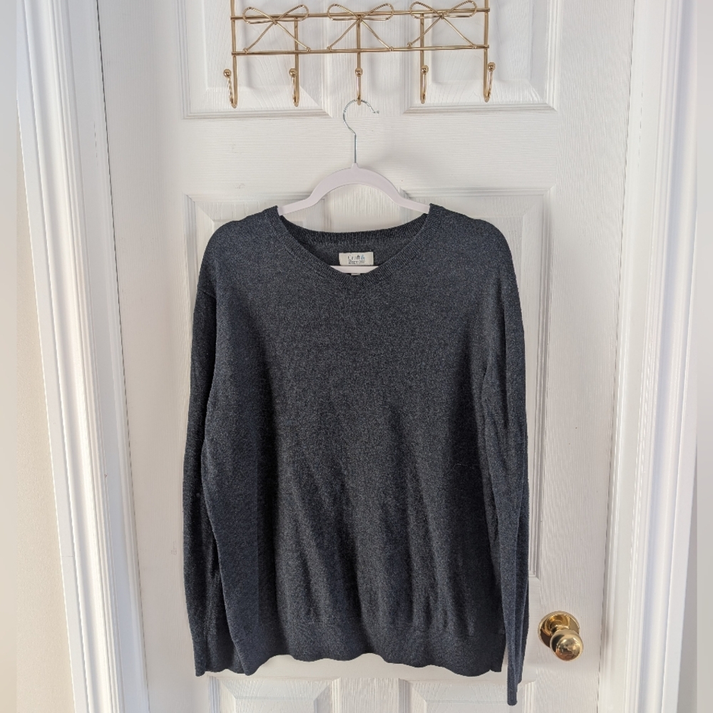 Croft & Barrow Men's Charcoal Crewneck Sweater
